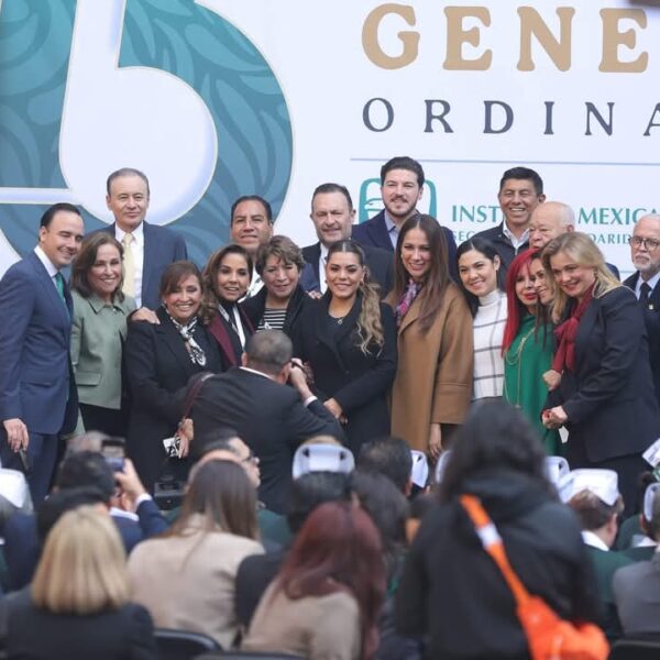 ASISTE GOBERNADORA A LA ASAMBLEA GENERAL ORDINARIA DEL IMSS EN LA CIUDAD DE MÉXICO *La reunión fue encabezada por la presidenta de la República mexicana, Claudia Sheinbaum Pardo