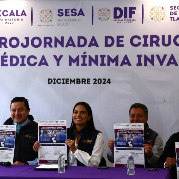 GOBIERNO DE TLAXCALA REALIZARÁ CIRUGÍAS GRATUITAS DE RODILLA Y CADERA PARA MEJORAR LA VIDA DE LA POBLACIÓN *Las intervenciones se realizarán en el Complejo de Atención Especializada en Salud y Bienestar de la zona de hospitales, del 15 de diciembre al 31 de enero